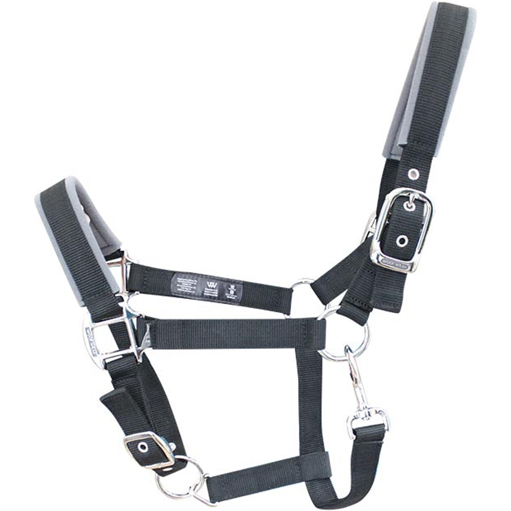 Woof Wear Contour Head Collar  WS0022 - Black